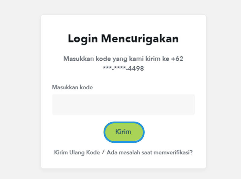 Isi Kode Verifikasi Snapchat