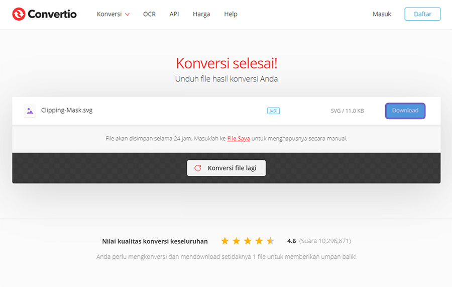 Hasil File SVG