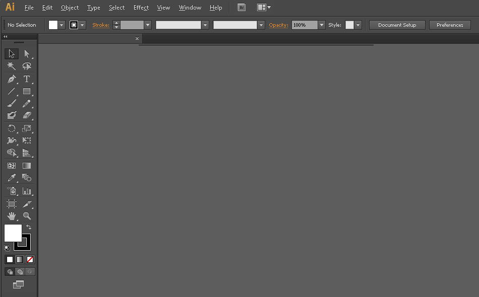 Tampilan Illustrator