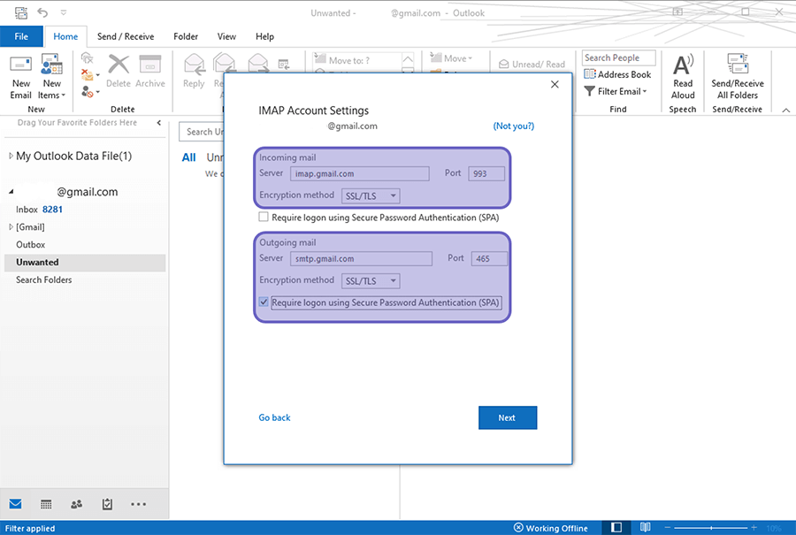 Mengatur IMAP dan SMTP Gmail