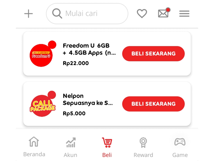 Contoh Kuota Belajar Indosat Ooredoo