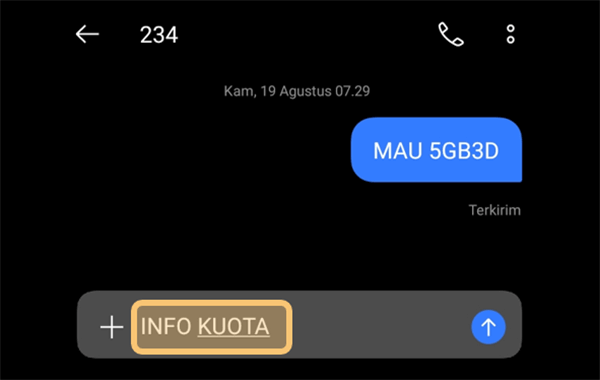 Cek Kuota Streaming Kartu Tri