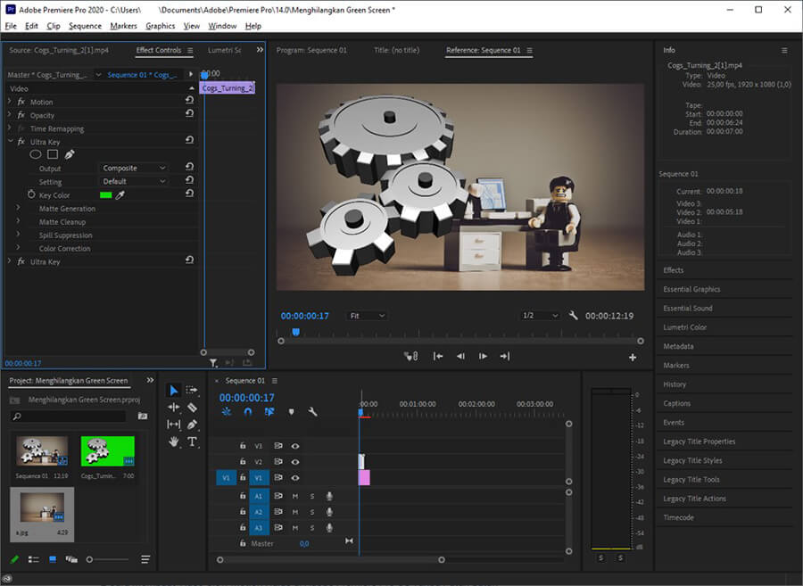 Contoh Hasil Video di Adobe Premiere