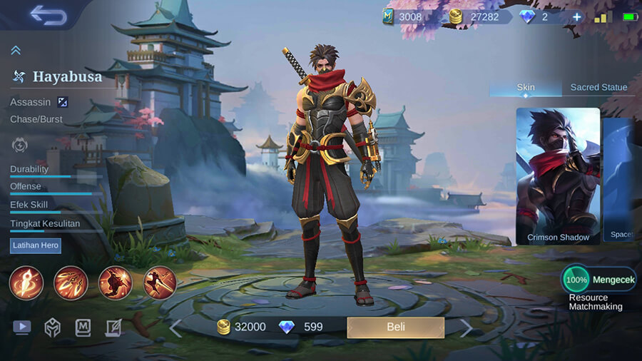 Hero Hayabusa Mobile Legends