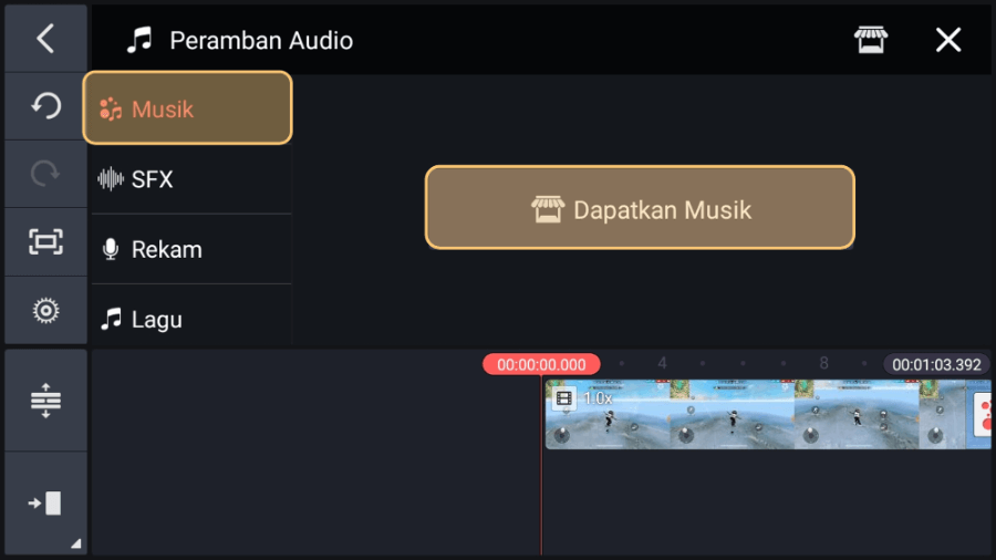 Opsi Dapatkan Musik