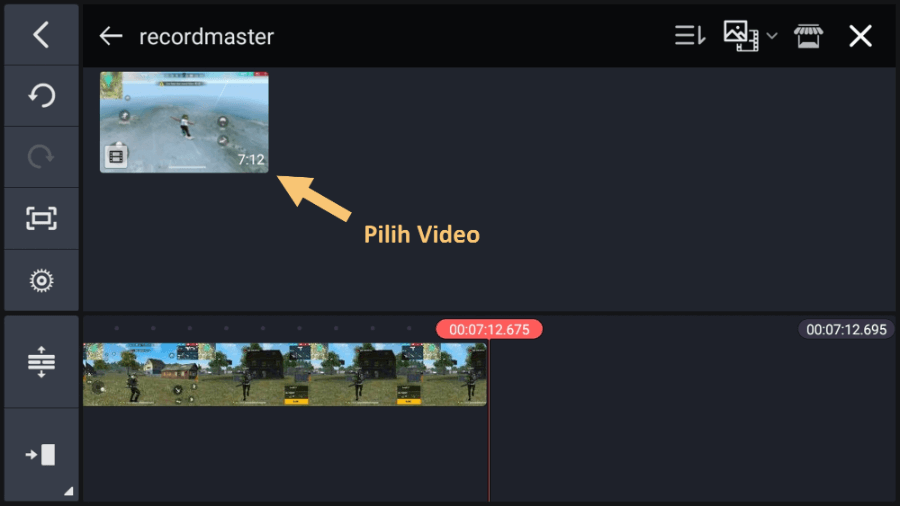 Pilih Video Crop