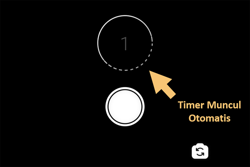 Contoh Timer Kamera Instagram Aktif
