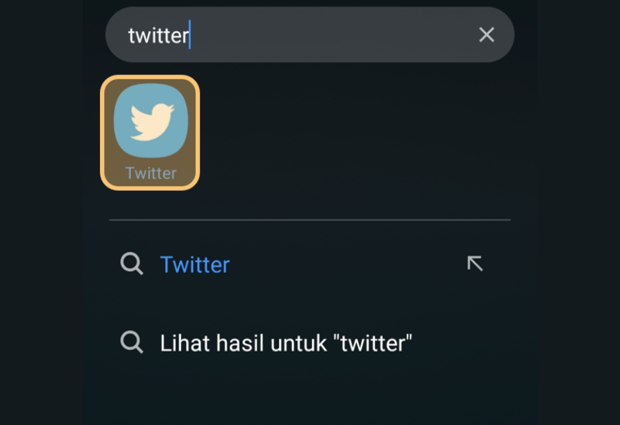 App Twitter di HP