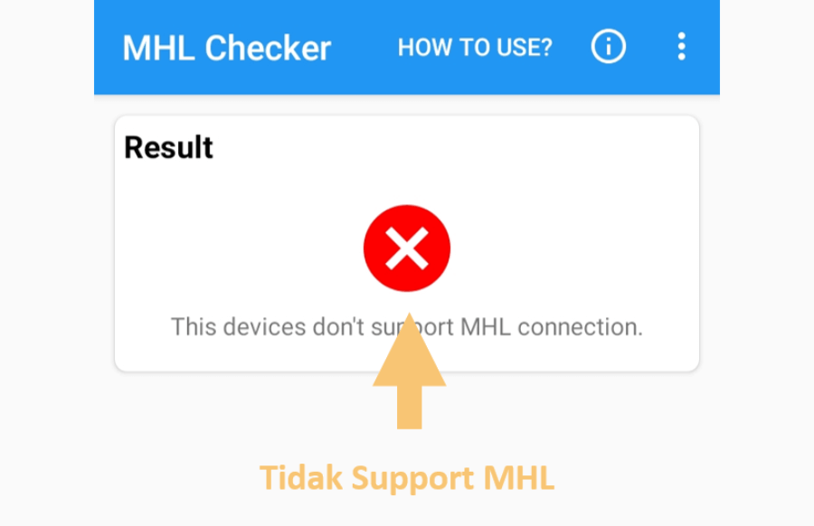 Dukungan MHL di MHL Checker