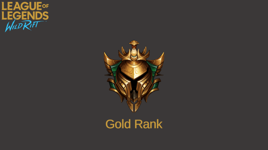 Rank Gold LoL Wild Rift