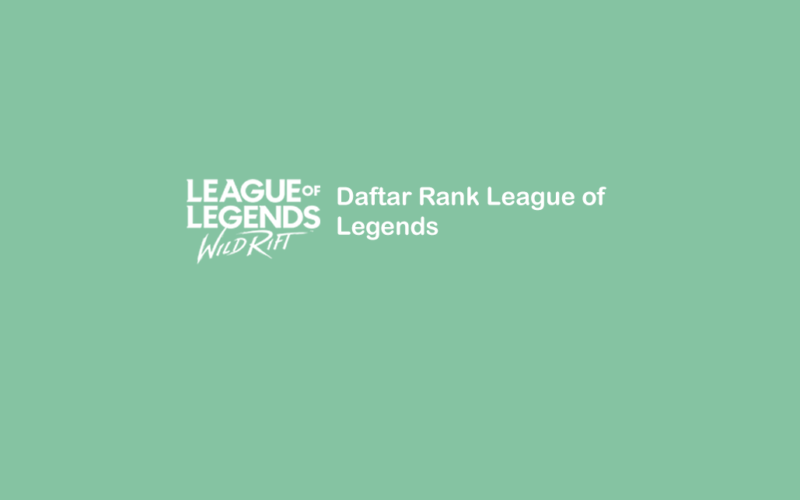 Rank di League of Legends