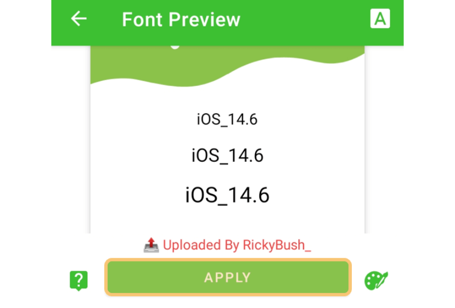 Apply Font iOS di Aplikasi ZFont