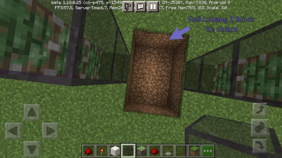 Buat Galian di Minecraft
