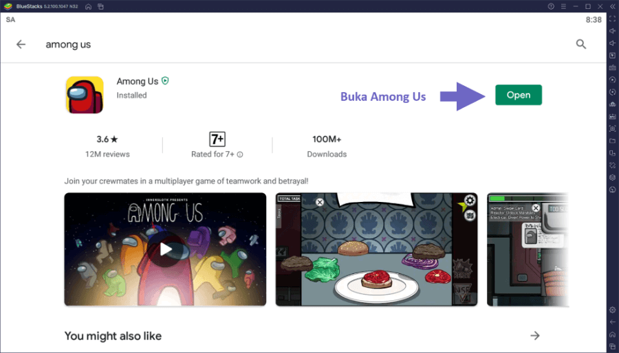 Buka Among US di PC