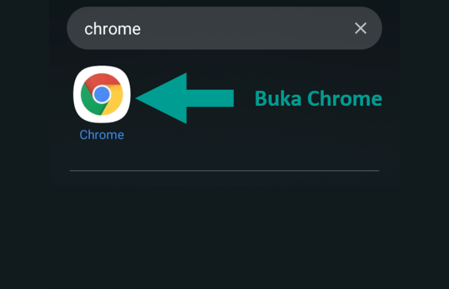 Buka Aplikasi Chrome Android