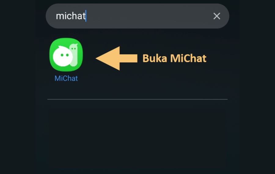 Membuka MiChat