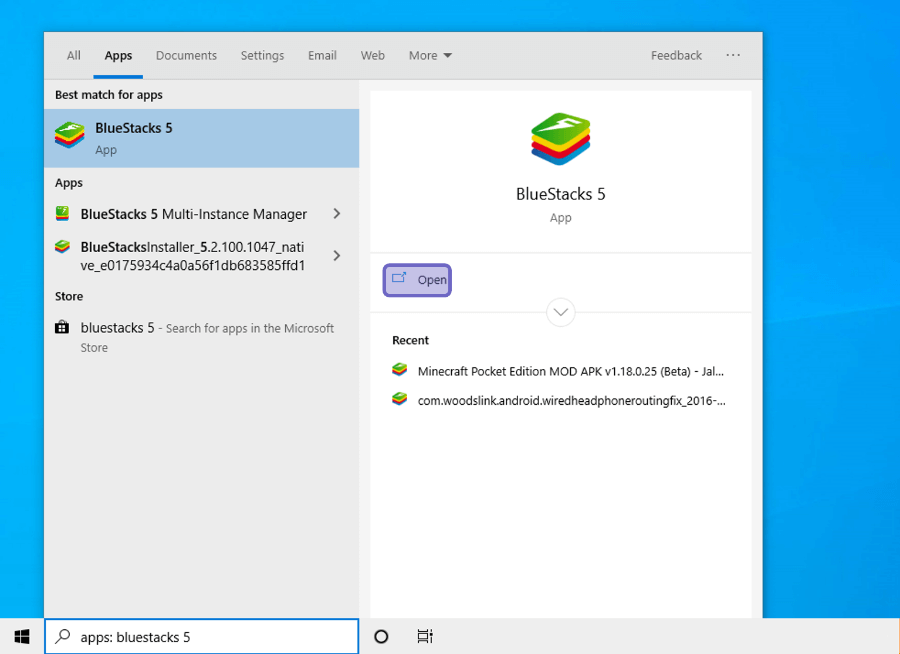 Buka Emulator Bluestacks di Laptop