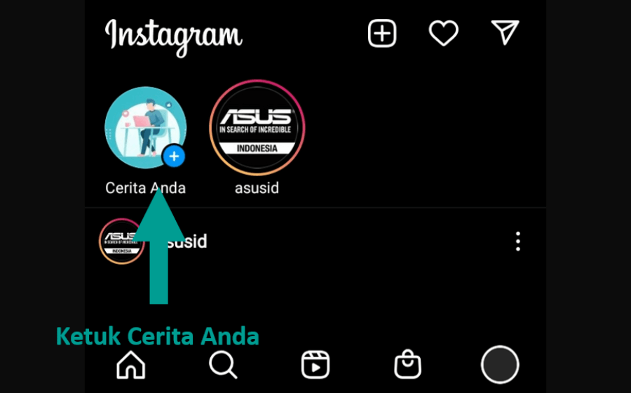 Ketuk Cerita Anda di Instagram