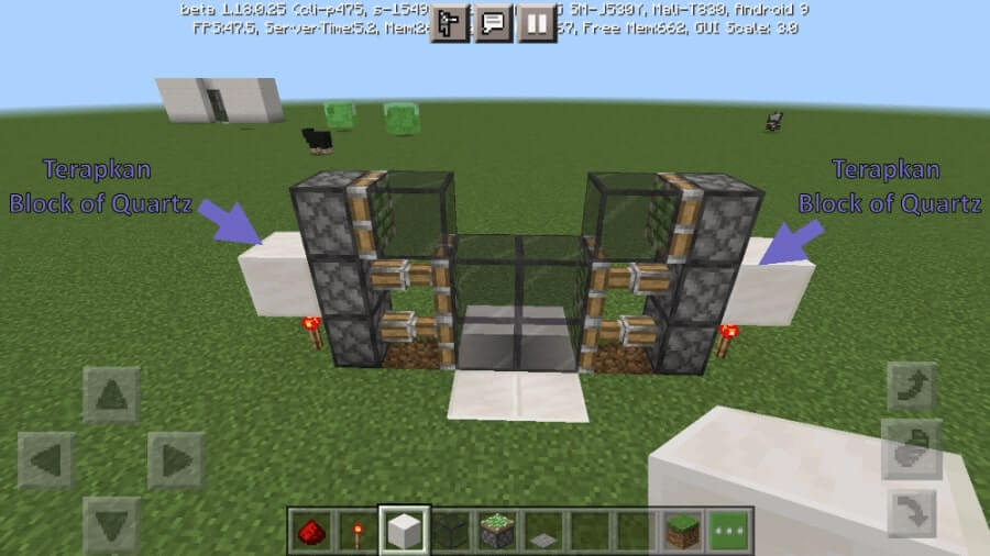 Pasang Block of Quartz Minecraft