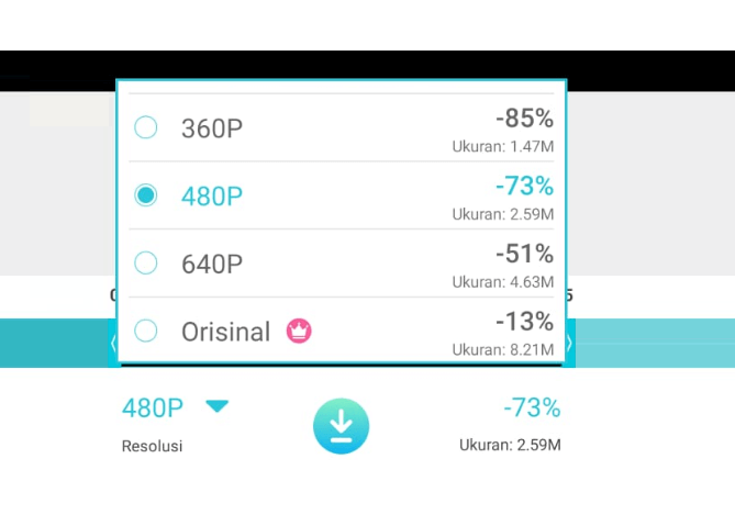 Mengatur Resolusi VidCompact