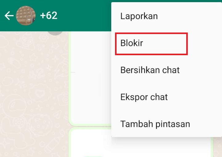 Blokir Kontak di WA