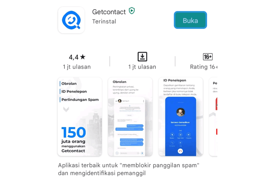Buka GetContact