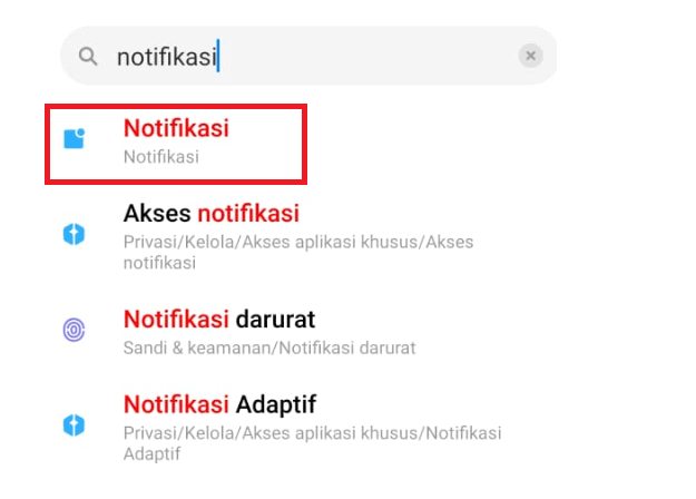 Buka Menu Notifikasi di Android