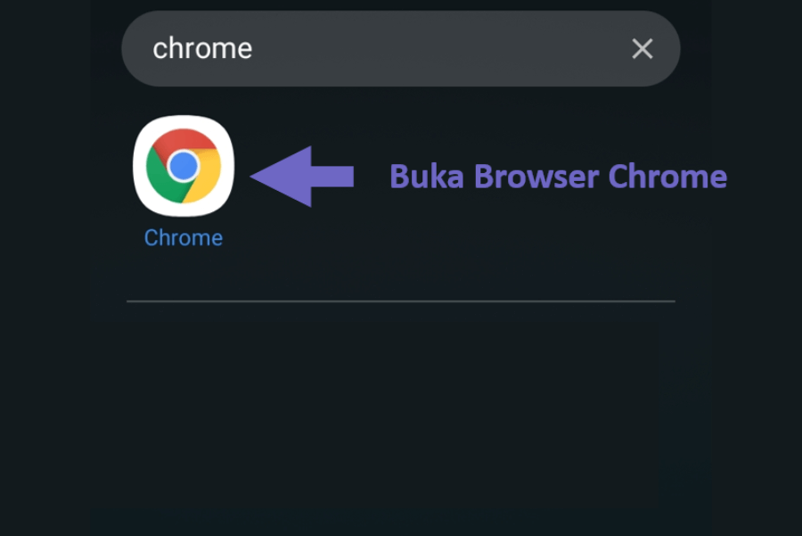 Buka Dulu Browser di HP