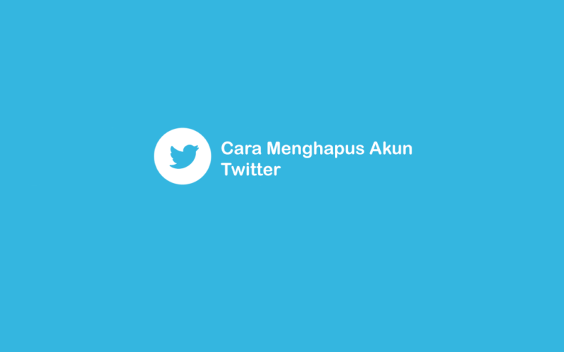 Cara Hapus Akun Twitter