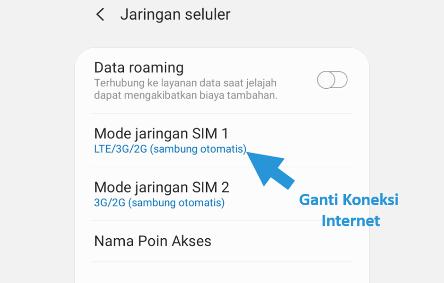 Cek Koneksi Internet untuk Membuka TikTok