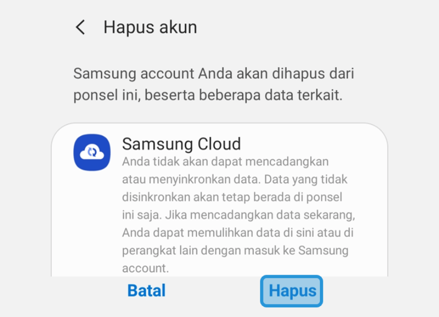 Ketahui Resiko Penghapusan Akun