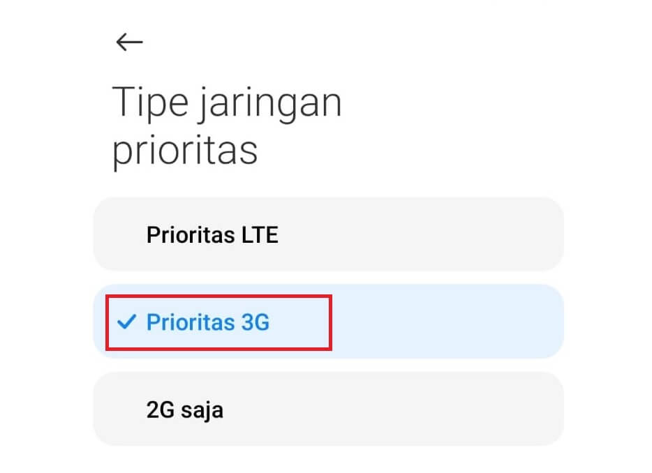 Ganti Sinyal HP ke 3G