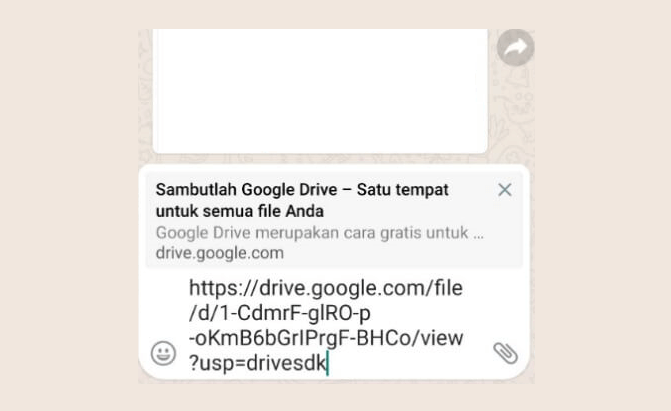 Mengirim Video WhatsApp Durasi Panjang Lewat Google Drive