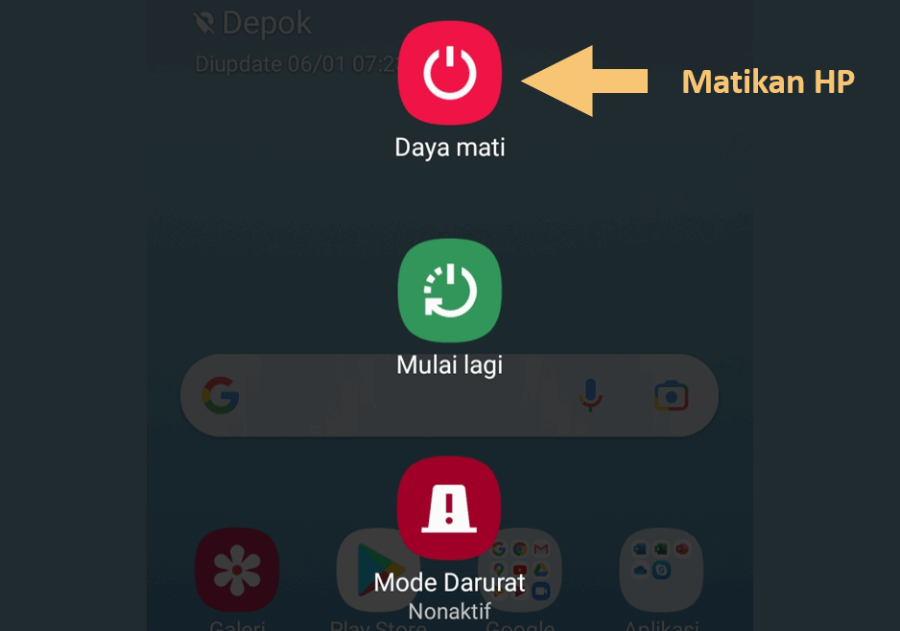 Matikan HP Dulu Sementara