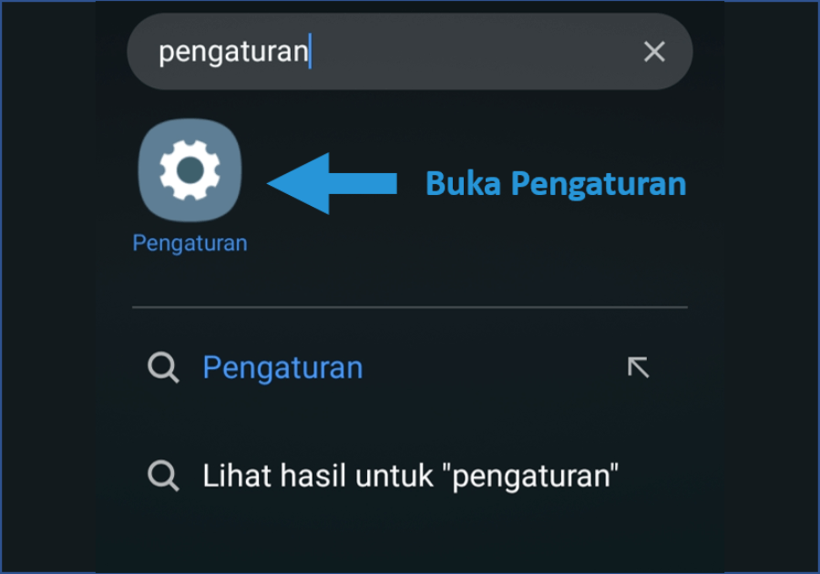 Pengaturan Samsung