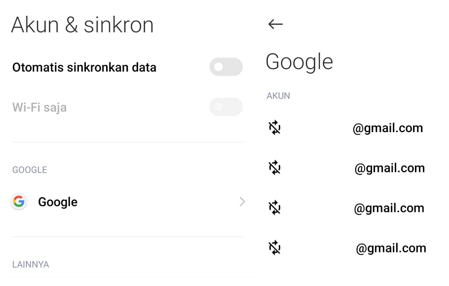 Sinkronisasi Email