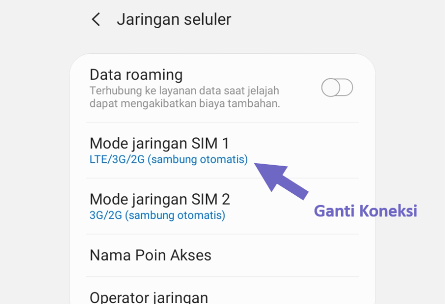 Pakai Koneksi HP Berbeda