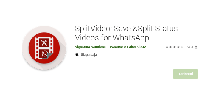 Pasang SplitVideo