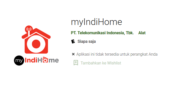 Install MyIndiHome di Playstore