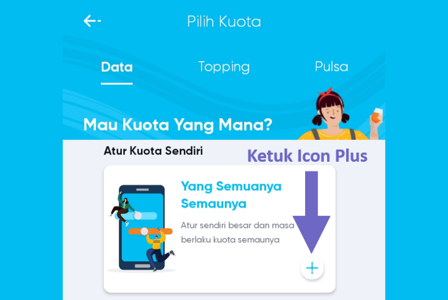 Pilih Kuota Paket Sesuai Kebutuhan di By U