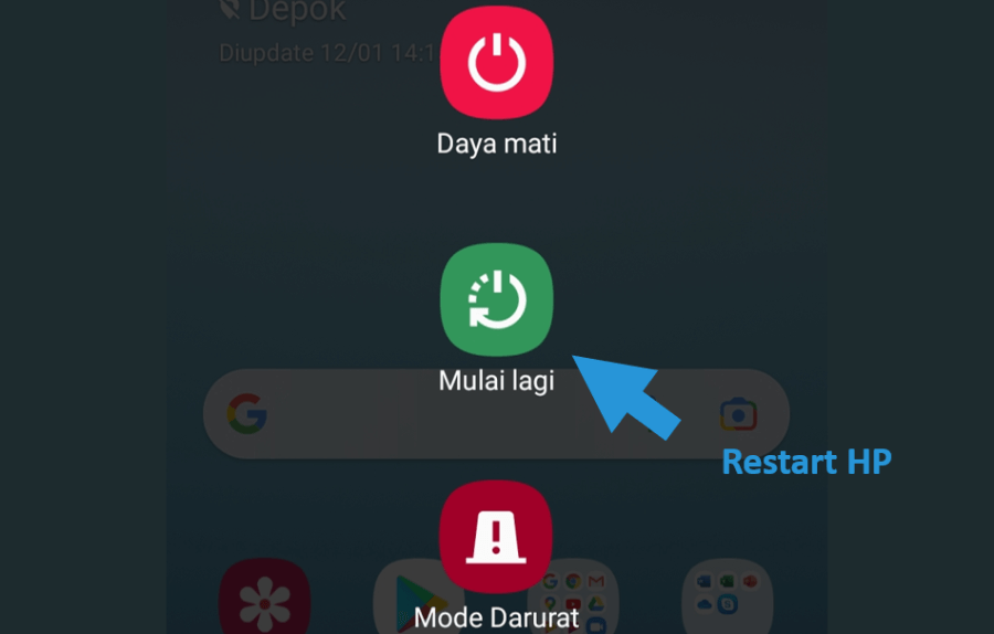 Restart untuk Perbaiki TikTok Error