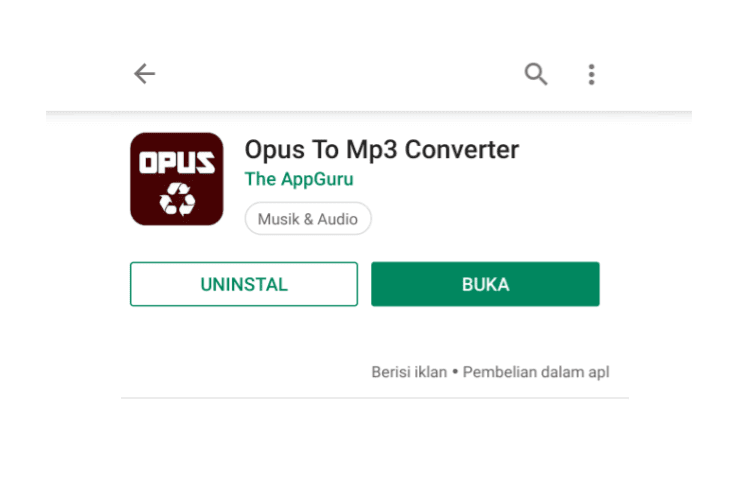 Aplikasi Converter Audio WA