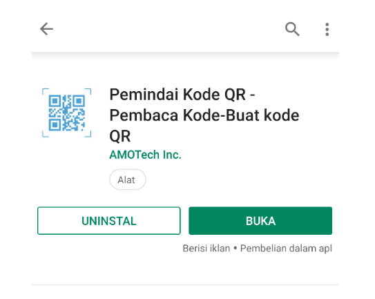 Aplikasi Scan Kode QR WiFi