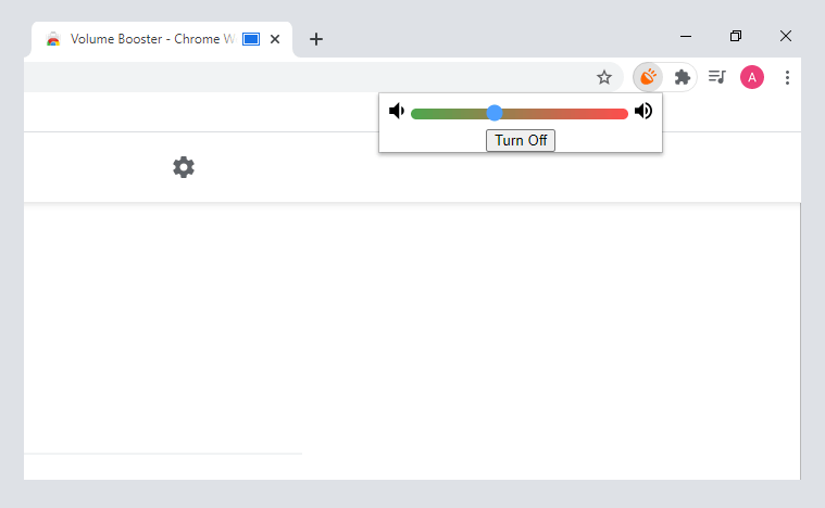 Atur Volume Booster Chrome