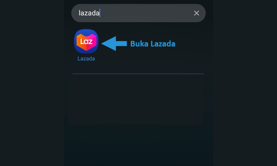 Buka Aplikasi Lazada HP