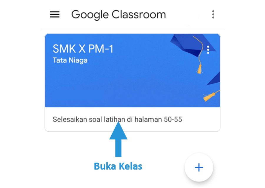 Buka Kelas di Google Classroom