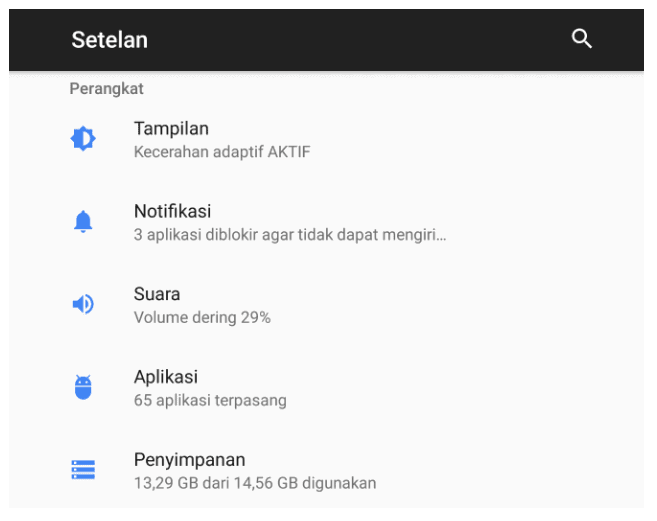 Buka Menu Aplikasi di HP