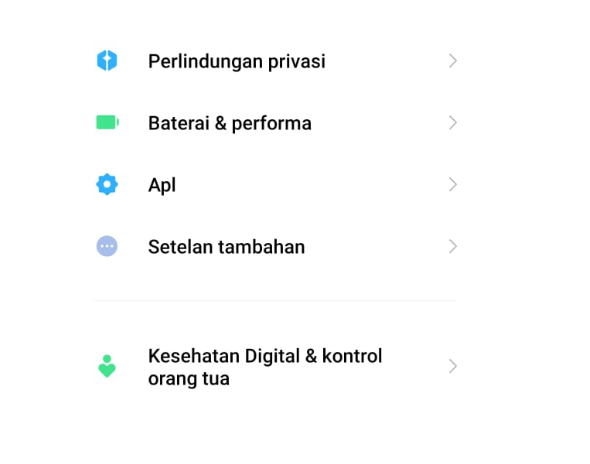 Buka Lagi Menu Aplikasi