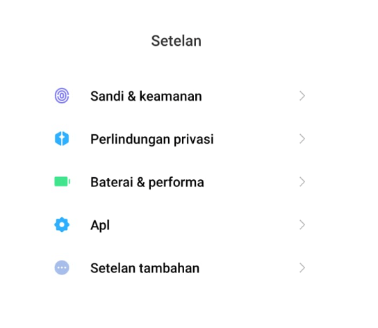 Menu Aplikasi untuk Cek WA