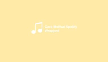 Cara Buat Spotify Wrapped